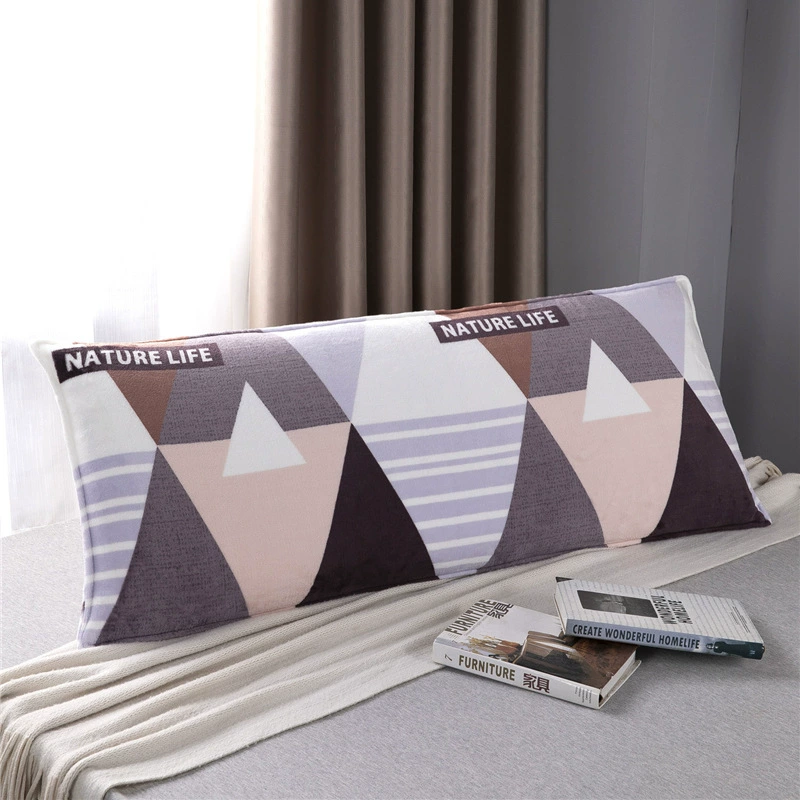 Keep warm coral flannel pillowcase, upgraded version