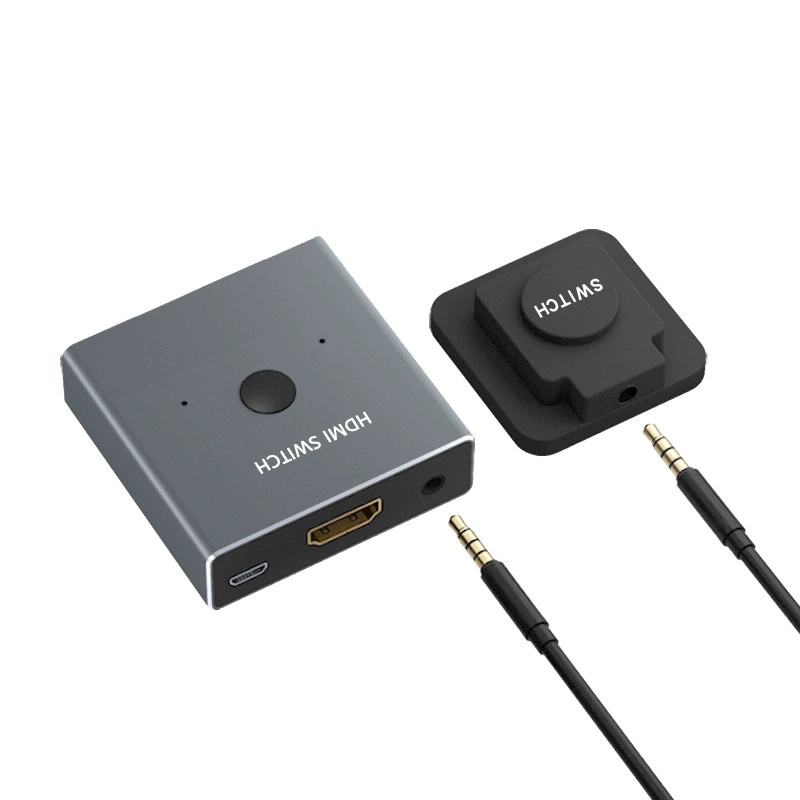 Переходник HDMI 2.0 переключатель 2-в-1, конвертер двухвходовый в один для 4K видео высокого разрешения
