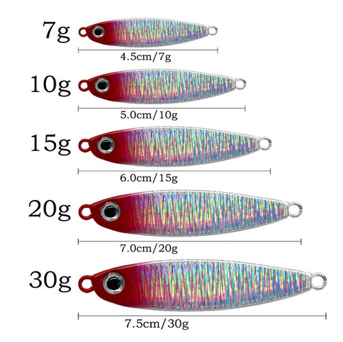 Factory Direct Sale Shore Casting Iron Plate Lure for Blackfish and Bass, Blasting Iron Plate Fishing Lure