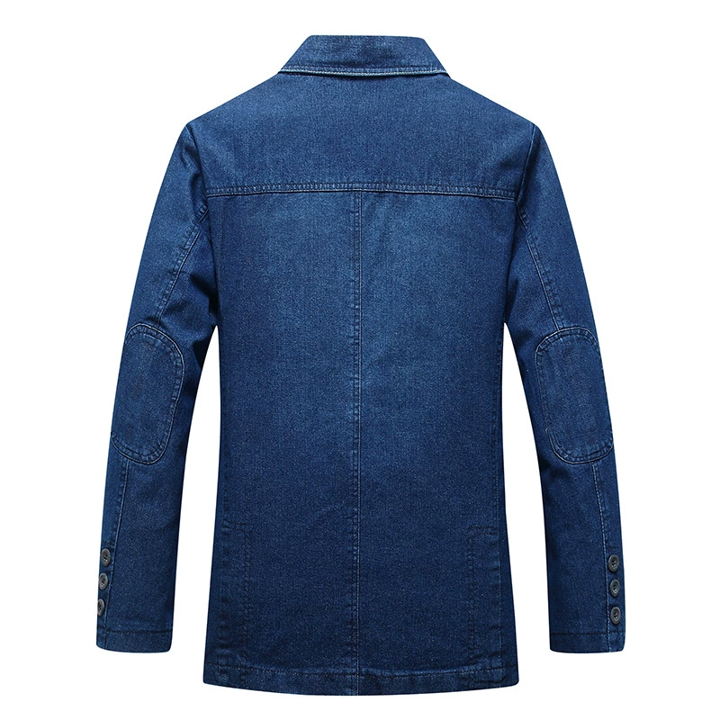 Джинсовый костюм для отдыха, пиджак, oversize