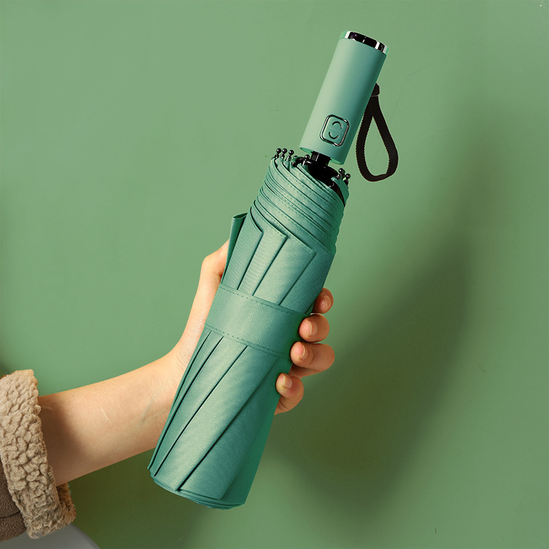 Three-fold sun-proof rain-proof dual-use sun umbrella women's sun-proof UV-proof small and convenient Mori retro simple umbrella