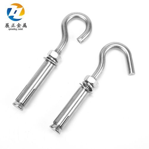 Factory direct sales 304 stainless steel expansion hook with hook screw water heater pop-up hook 201 circles full specifications