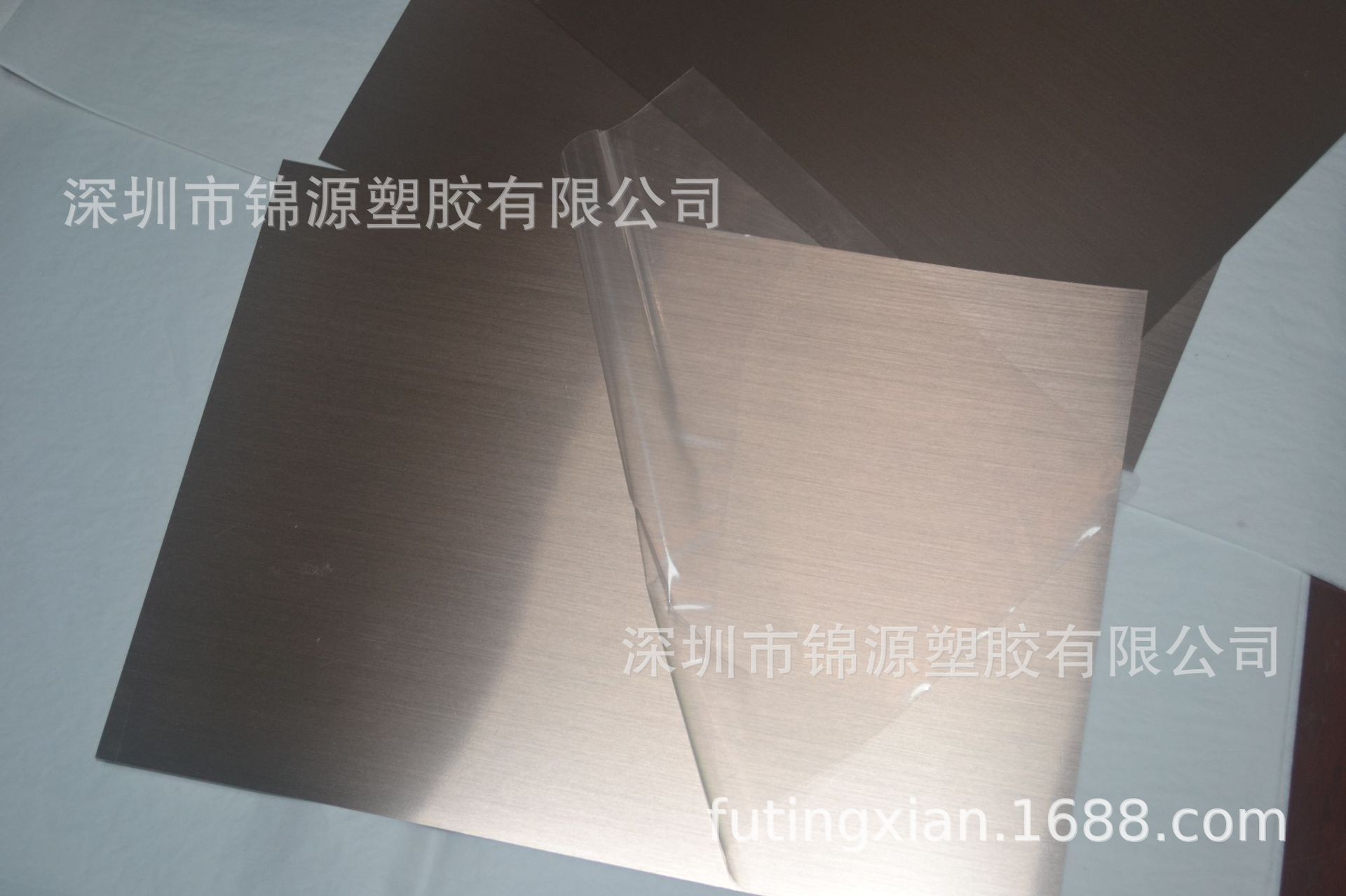 pet香槟金色拉丝胶片面板装饰片