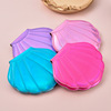 Double-sided polyurethane handheld folding small mirror