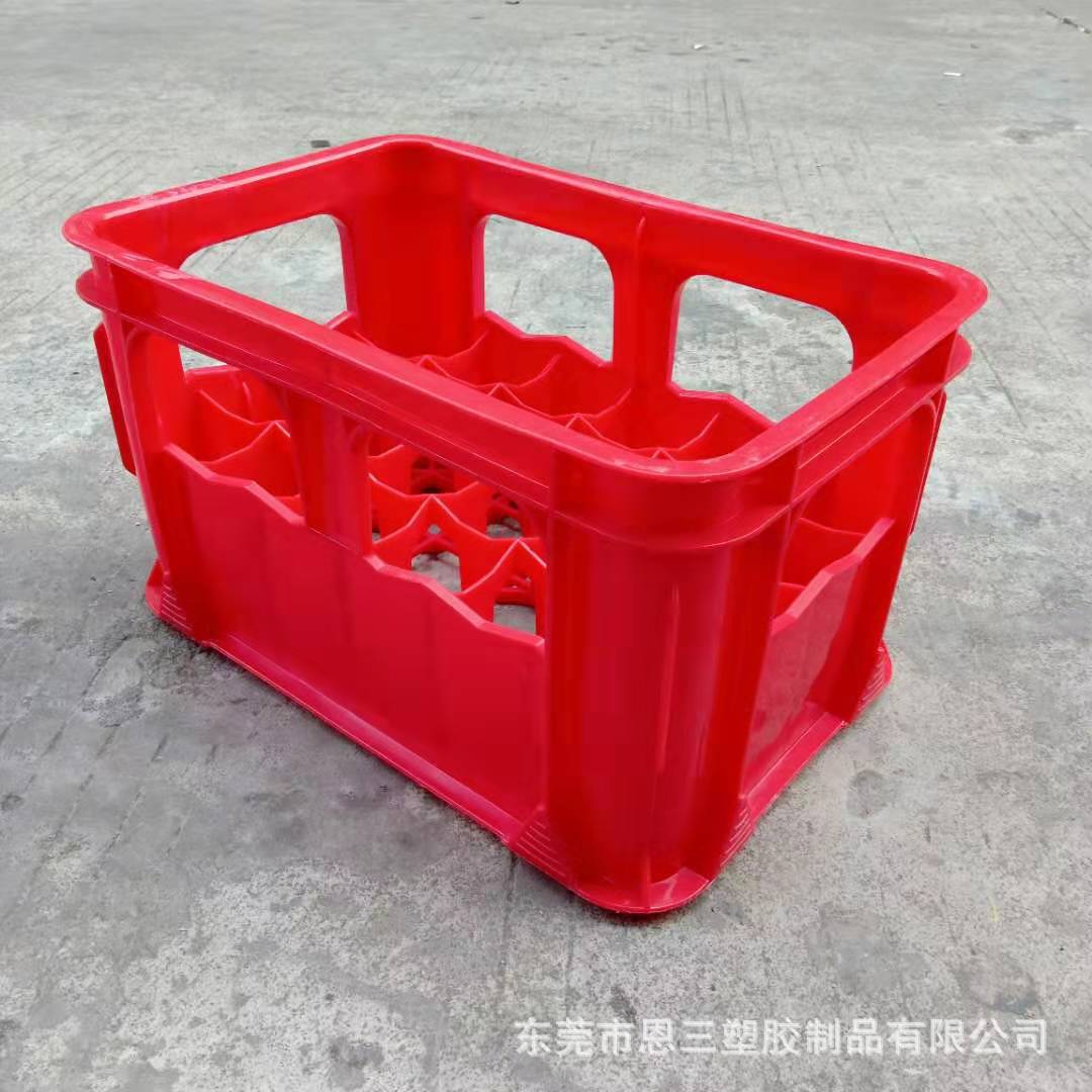 厂家直销24格啤酒筐 饮料箱夜市烧烤啤酒箱 玻璃瓶装汽水运输筐