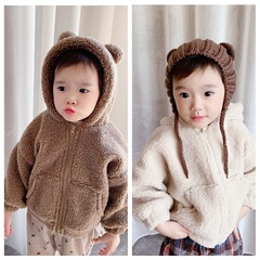 2023 Children's Autumn/Winter Coat Korean Style Cotton Jacket Girls' Winter Coat Outerwear Fleece Lined Thickened 20712