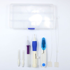 Russian Embroidery Stabbing Fun, imitation Japanese Cola tool, picking flower needle, stacking embroidery needle, flower punching needle set