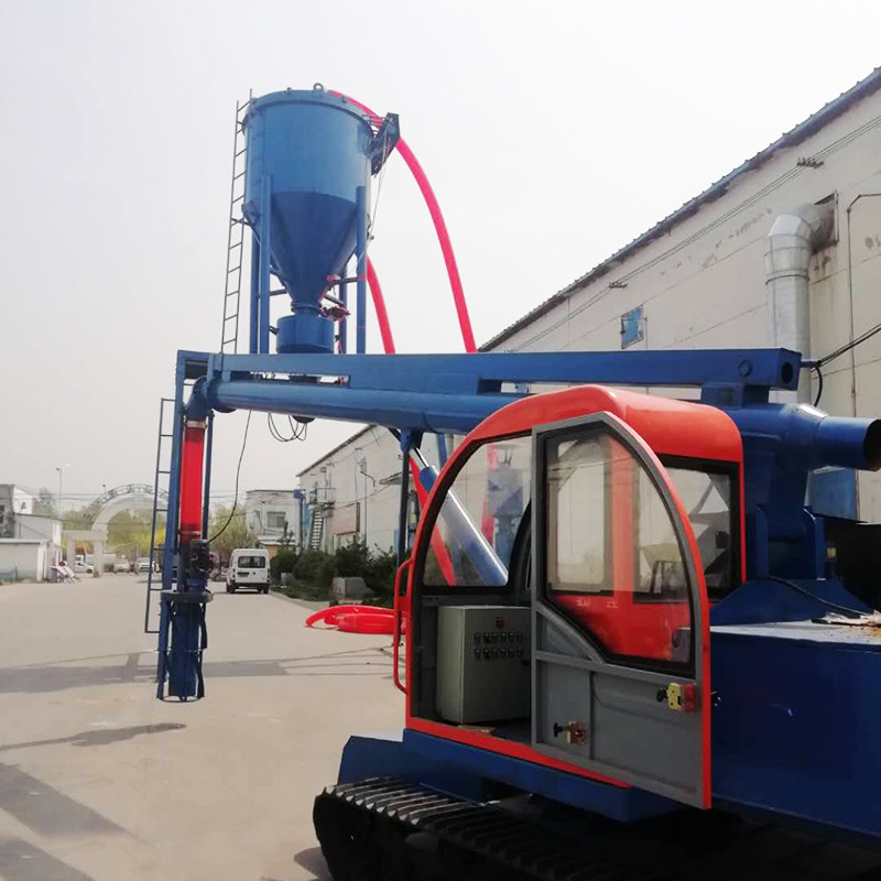 陕西库房粉煤灰装罐车环保无尘机器气力输送机200型粉煤灰装车机