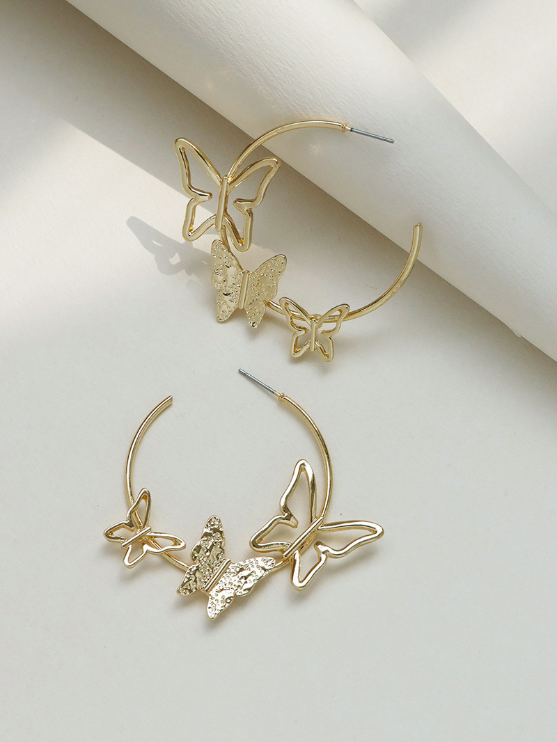 Hot Selling Popular Butterfly Element Earrings Wholesale display picture 2