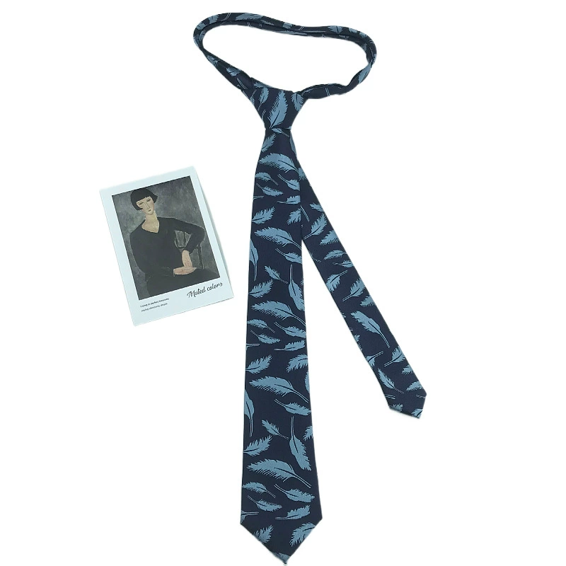 Retro tie, universal shirt, flowered, custom-made