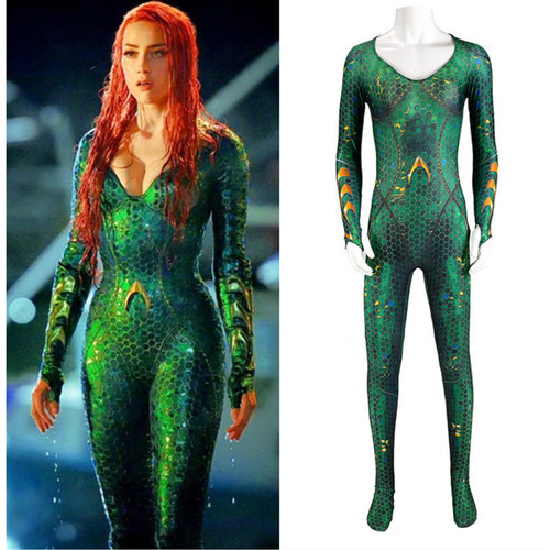 Mera cosplay costume Justice League cos
