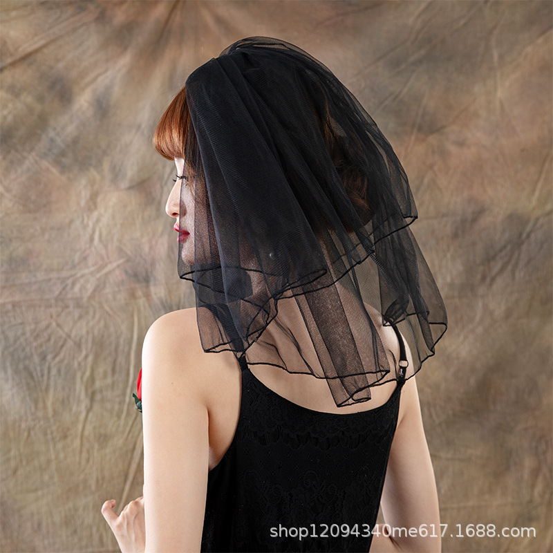 black hair accessory