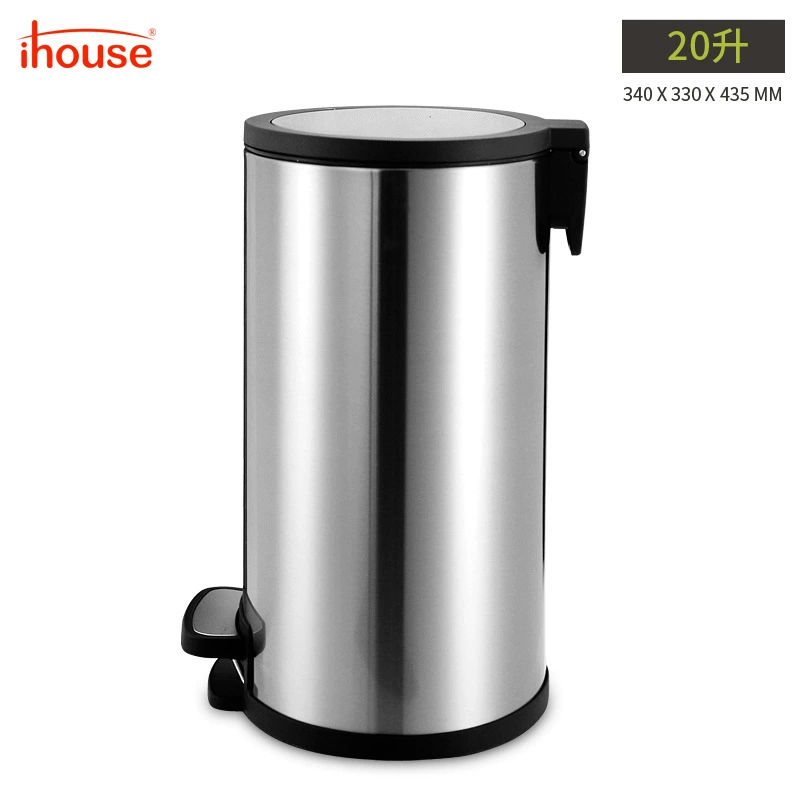 Mute garbage can stainless steel, (Physicals)