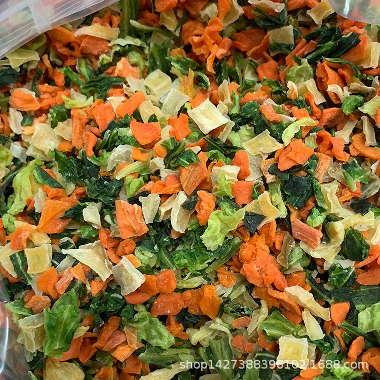 Овощной салат для маленьких домашних животных, закуски, хомяк, кролик, шиншилла, морская свинка, ассорти, смешанные сушеные овощи, 500 г