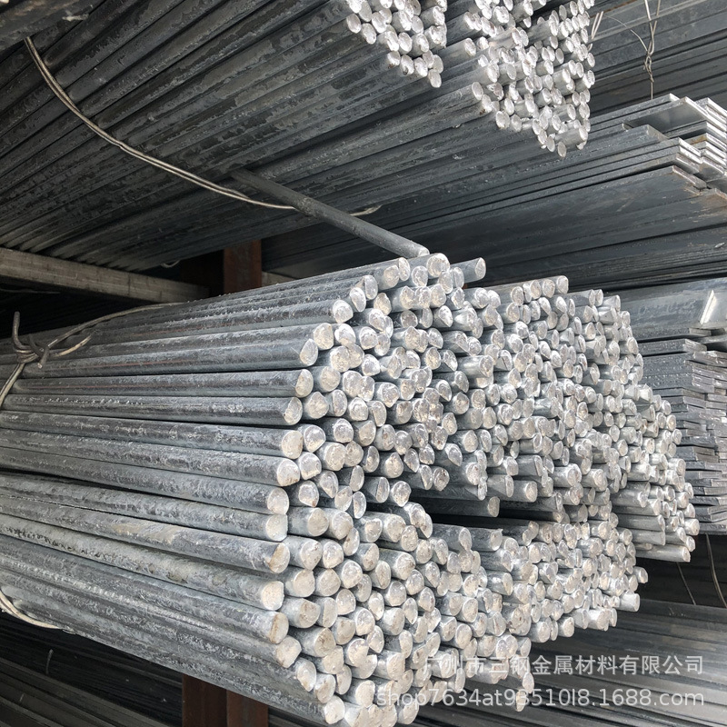 广州厂家直销热浸镀锌圆钢避雷支架国标实心铁条12钢筋q235b建材