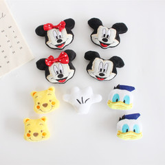 可愛毛絨卡通胸針配飾唐老鴨米老鼠維尼包包帽子衣服輔料配件