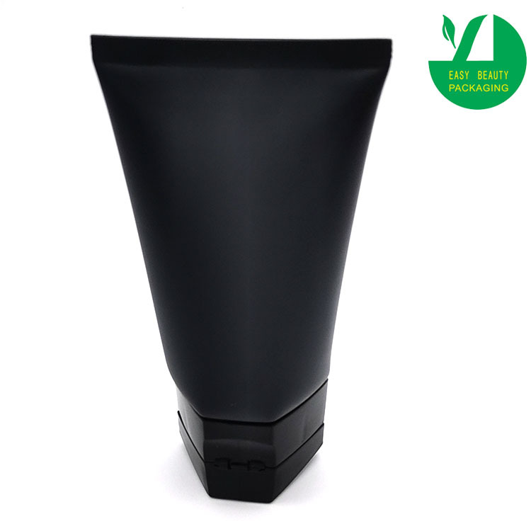 Black Plastic Empty Face Cosmetic Cream Tube for Skin Care