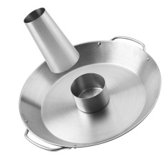 Factory wholesale stainless steel roasting chicken plate, barbecue fire turkey rack roasting meat stand