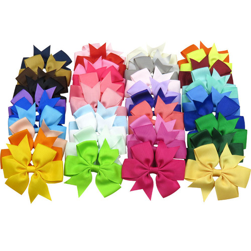 40-color threaded swallowtail girl butterfly clip hair accessory for girls, babies, second child, children's hair clips, direct manufacturer sales