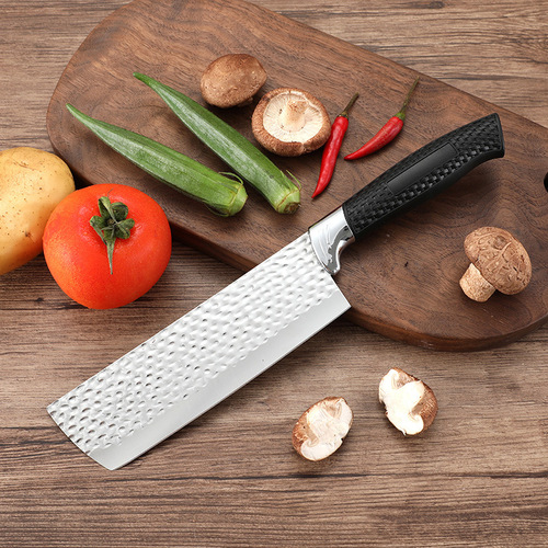 Forged stainless steel kitchen knife, household vegetable knife, slicing knife, chef's knife, meat-cutting knife, sharp cooking knife
