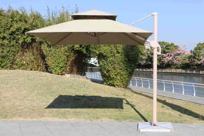 户外遮阳伞罗马伞庭院休闲伞时尚沙滩伞 咖啡厅轻奢侧立伞定制