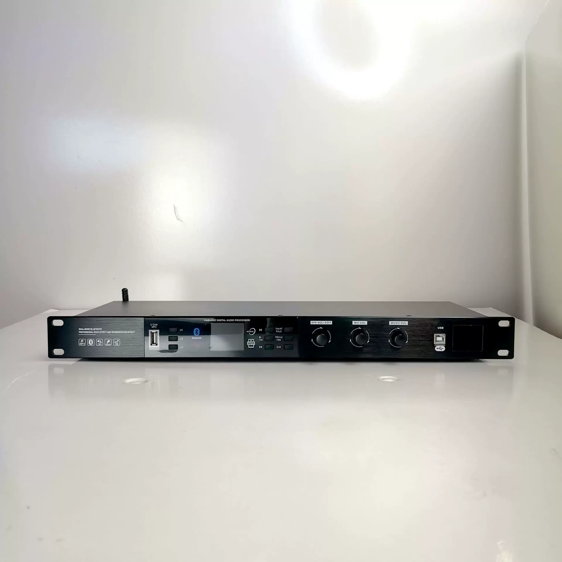 K-510B前级效果器KTV数字混响器卡拉OK专业防啸叫器DSP音频处理器