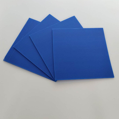 2mm到6mm防水塑料瓦楞板厂家 蓝色彩色塑料瓦楞板定制批发