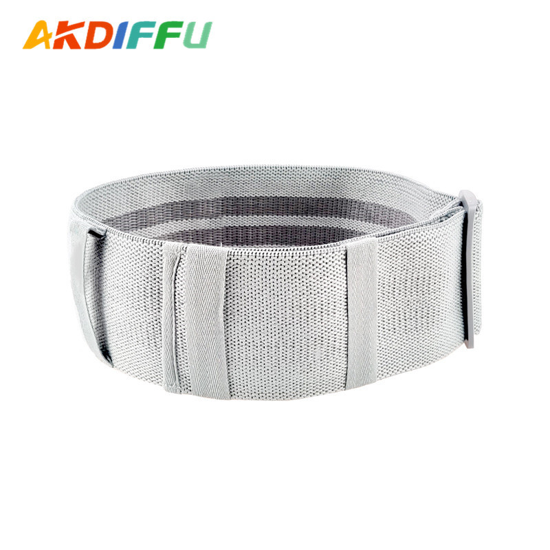 Transporte en interiores Círculo de cadera Algodón Banda de tensión Látex No resbaladizo Ajustable Yoga Squat Resistencia Banda Cadera