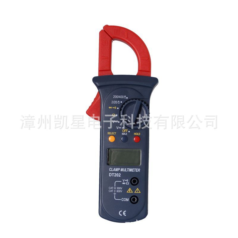 DT202 数字万用表 带温度测量 小电流钳形表