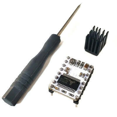 Модуль драйвера шагового двигателя TMC2225, драйвер защиты от сотрясения звука, совместимый с DRV8825