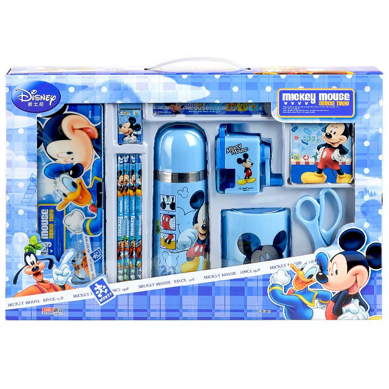 Disney канцелярия, набор, детская подарочная коробка с персонажами для мальчиков начальной школы