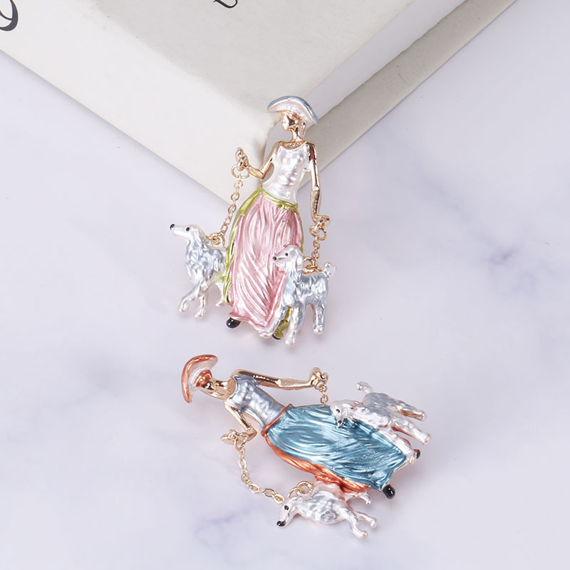 14g Weight Brooches Classification Anniversary, Business Occasion Alloy Material Cartoon Character Pattern Women's Gender Korean Style Style Korean Style Pin Cartoon Character Alloy Women's Brooches 7