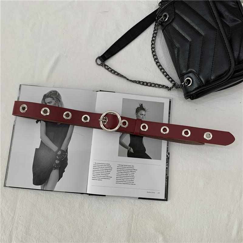 Wholesale Fashion Full Hole Belt display picture 7