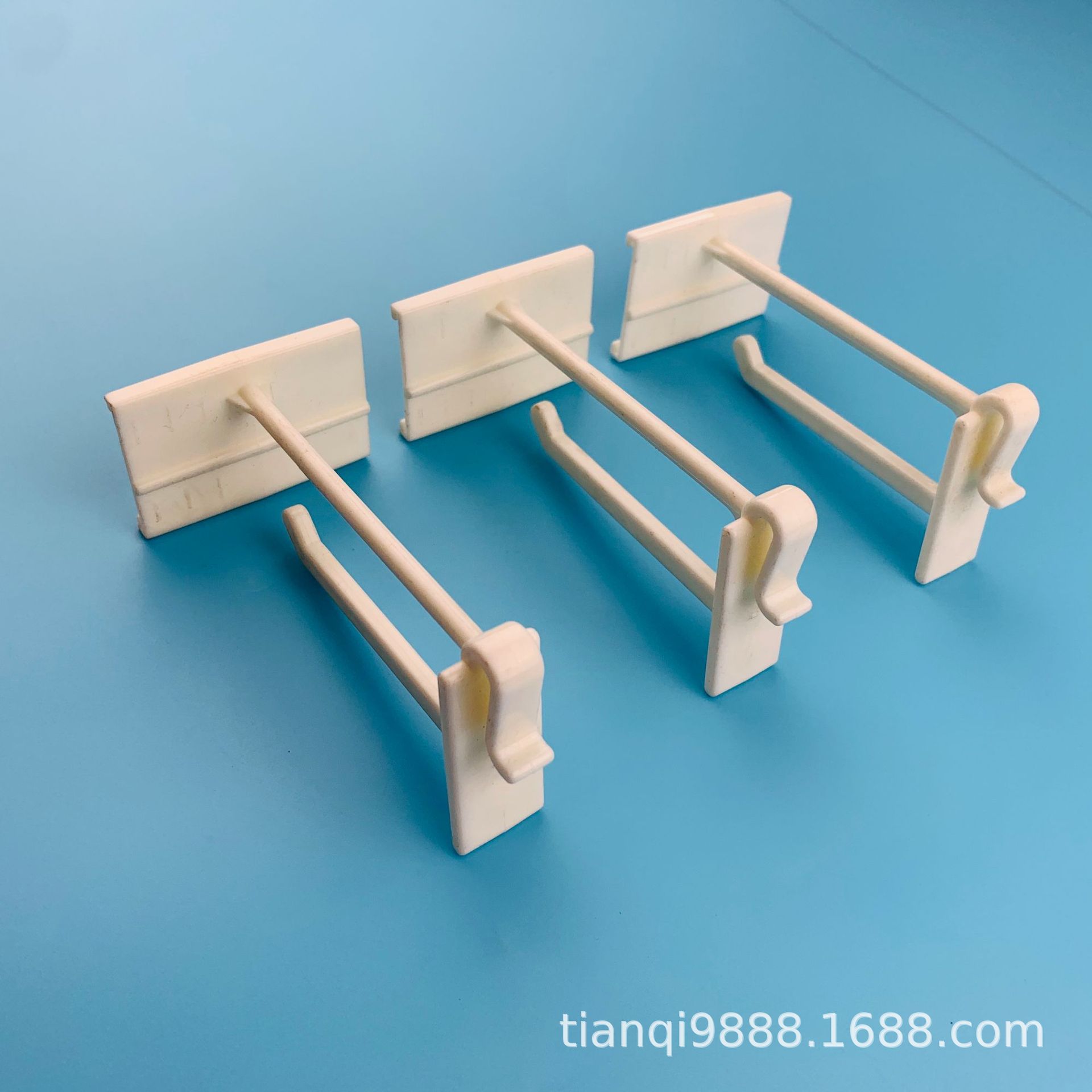 产品展示挂钩价格牌挂钩商场超市双杆挂钩塑胶挂钩ABS纸货架挂钩