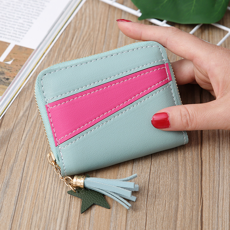 Korean Contrast Color Short Creative Wallet Wholesale display picture 10