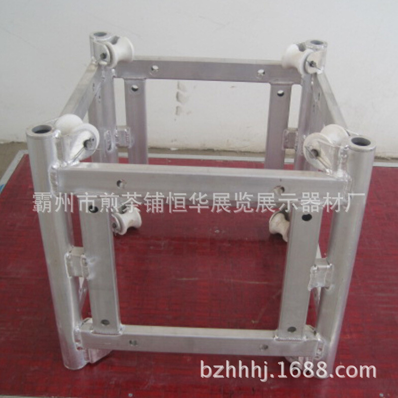 批发舞台桁架婚庆背景展架铁合金方管桁架热镀锌展览展示架定制