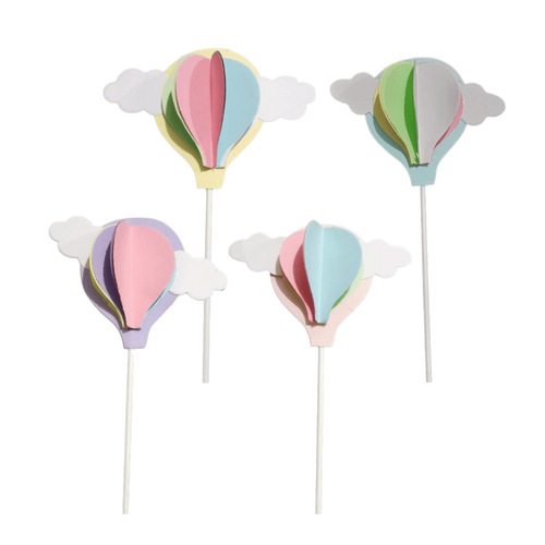Cake decoration plug-in small fresh and soft cute large and small cloud three-dimensional cloud plug-in card manufacturer wholesale