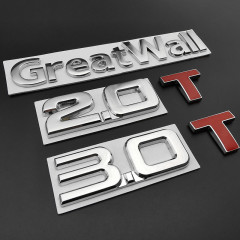 Applicable to Great Wall Wei Pai VV7S Modification Great Wall Logo English Letter Rear Decal Metal Decal
