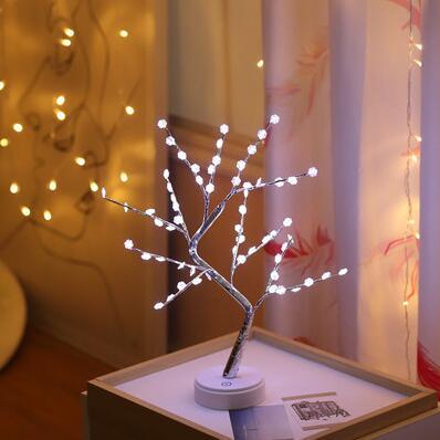 Venta directa de fábrica, luces navideñas transfronterizas, luces led de árbol de luciérnaga, luces decorativas estrelladas para regalo de cumpleaños