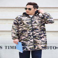 防水防髒成人男女罩衣圍裙迷彩加絨加厚長款秋冬季防塵服大褂