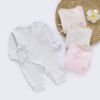 Cotton overall for new born, children's autumn bodysuit, long sleeve