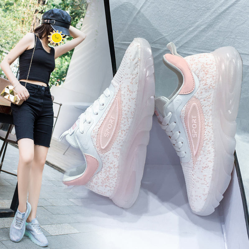 Luminous flying sneakers women 2021 new...