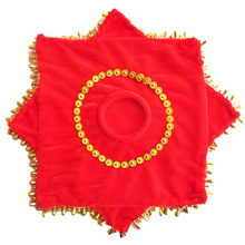 二人转手绢舞蹈道具广场舞八角巾秧歌手绢手帕花源头厂家加厚批发