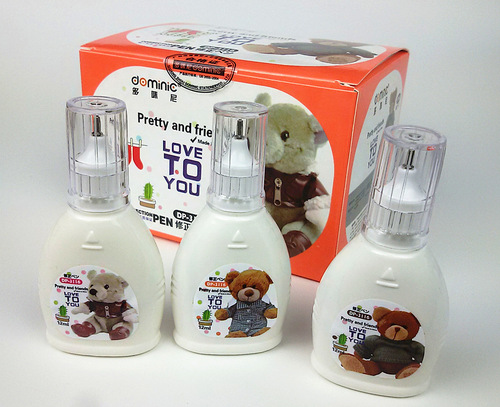 Domini 3116 student cute cartoon bear correction fluid 12ml Korean version correction fluid