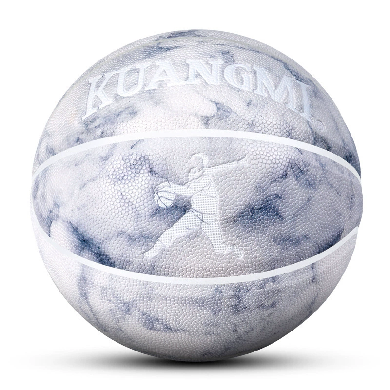 Marble basketball outdoor cement ground -resistant лазерная гравировка печать взрослый №7 влагоустойчивый синий мяч