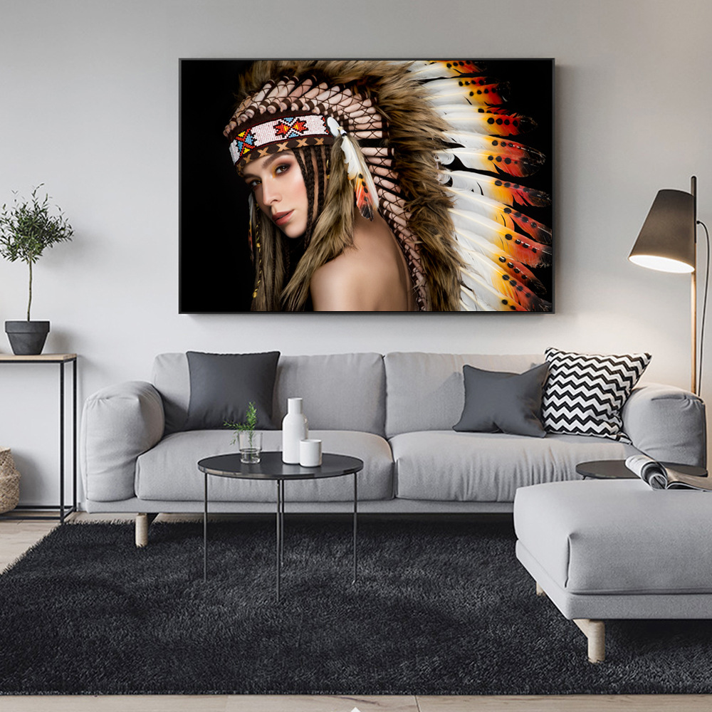 Indian-Pretty-Girl-Wall-Art-Ca