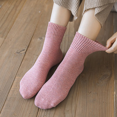 Women's Autumn/Winter Socks, High-Calf Crew Socks, Solid Color Japanese-Style Short Socks, Women's Sports Socks, Cotton, Sweat Absorbent, Wholesale Socks, Street Vendor Socks