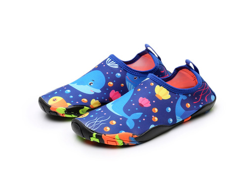 Wholesale children's cartoon outdoor river shoes, breathable non-slip beach socks, home barefoot floor socks and soft shoes