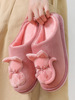 Winter non-slip demi-season slippers for pregnant, cute footwear for beloved indoor, plush