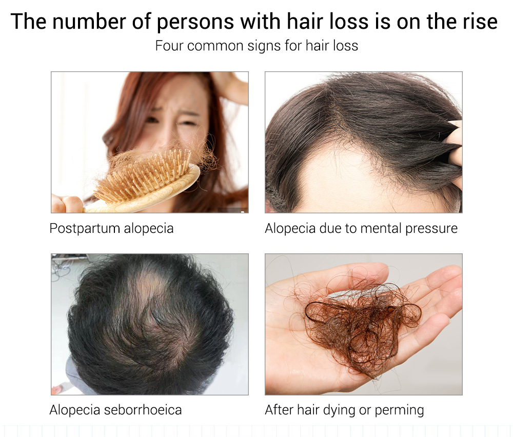 Application of Hair Growth Oil